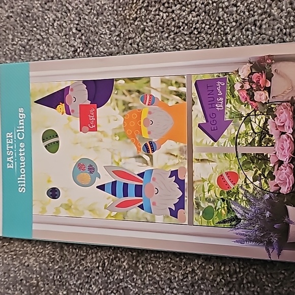 Easter Gnome Window Clings #S - Picture 1 of 2